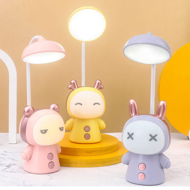 Lumendat Cartoon Doll ABS Colorful Eye Care LED Kids Desk Lamp Lumendat