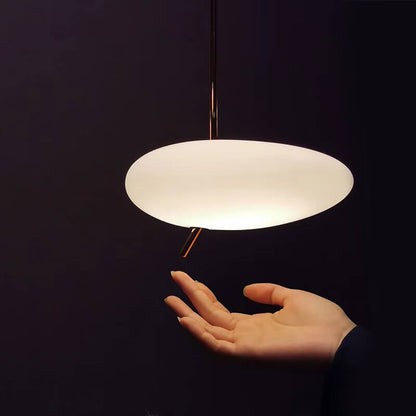 Contemporary Nordic Iron Pebbles LED Pendant Light for Bedroom