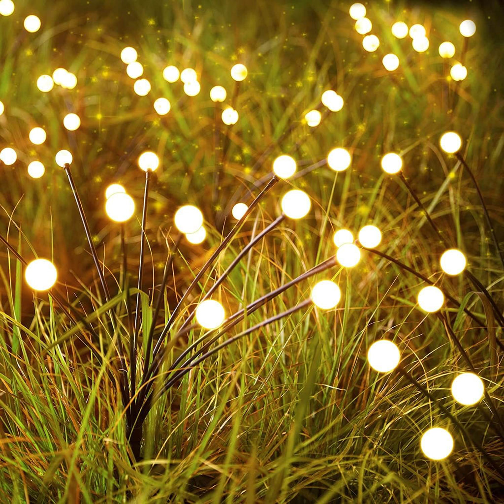 Modern Decorative Solar Firefly Waterproof ABS LED Lawn Insert Ground Outdoor Landscape Lighting Lumendat