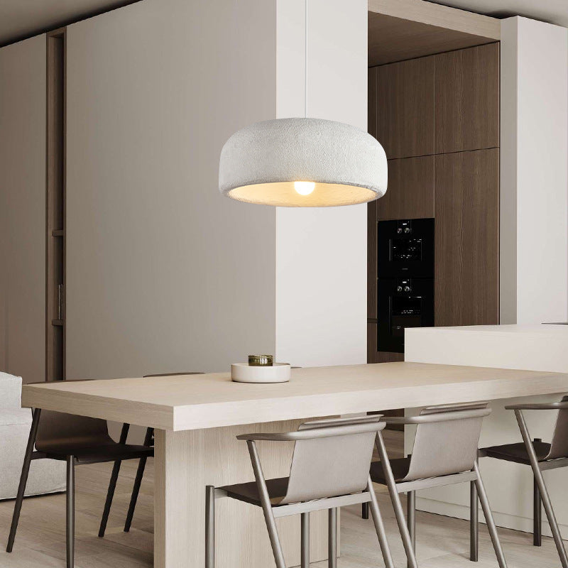 Modern Minimalist Resin Dome 1-light Pendant Light BulbSquare