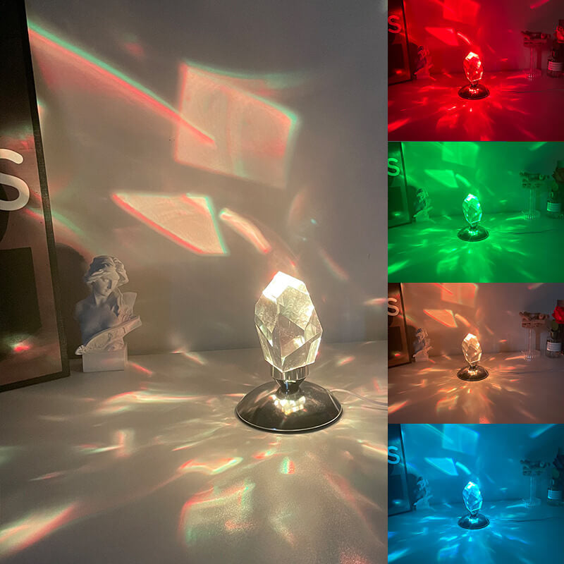 Diamond Crystal Luxury Ambient LED Night Light Table Lamp Lumendat