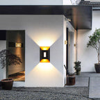 Modern Aluminum Lens Outdoor Waterproof Patio LED Wall Sconce Lamp Lumendat