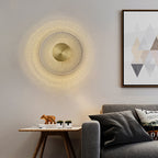 Industrial Full Copper Round Line Design LED Wall Sconce Lamp Lumendat