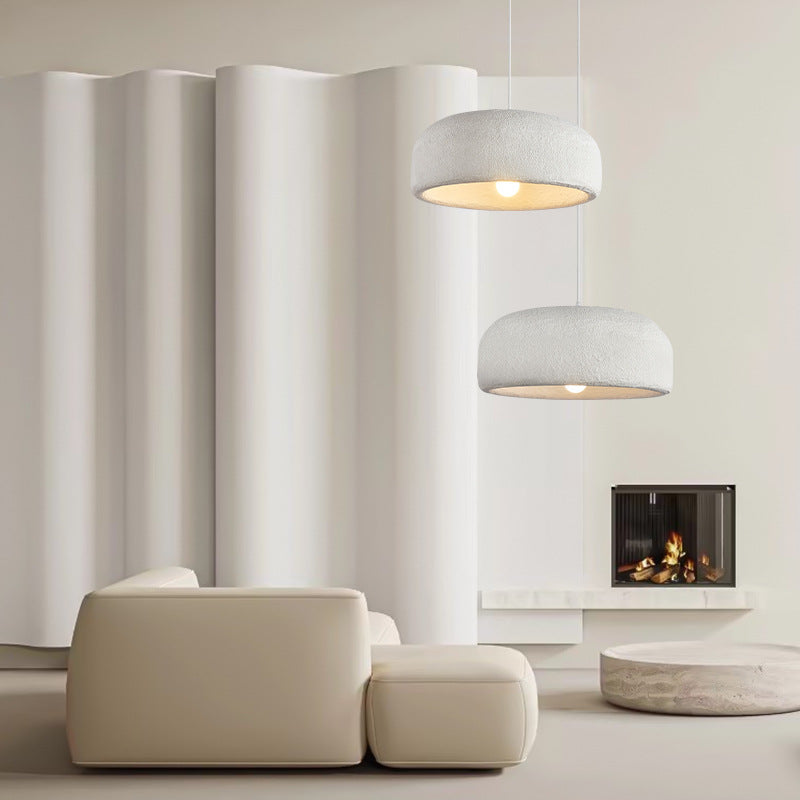 Modern Minimalist Resin Dome 1-light Pendant Light BulbSquare