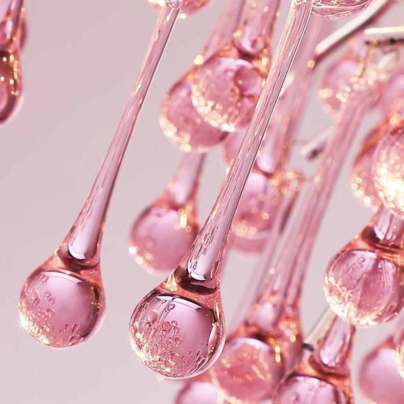 Modern Luxury Crystal Glass Aluminum Branch Water Drop 6/8/10/14 Chandeliers for Dining Room