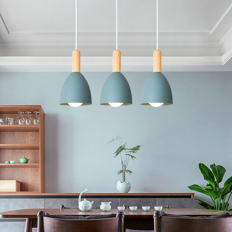 Nordic Minimalist Macaron Solid Color 1/3-light Chandelier