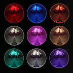 European Style Wedding Fabric Glass 1-Light Table Lamp Lumendat