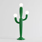 Contemporary Creative Cactus Resin Glass 3-Light Standing Floor Lamp For Living Room Lumendat