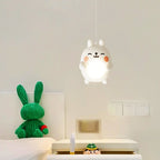 Lumendat Modern Art Deco Kids Iron Acrylic Rabbit LED Pendant Light For Bedroom Lumendat