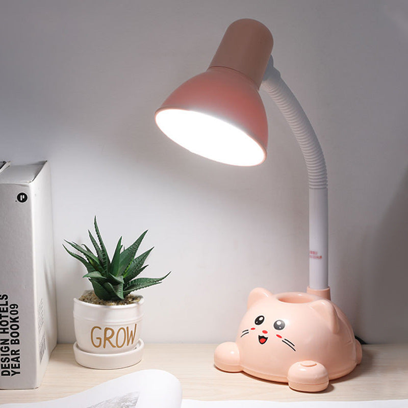 Modern Cartoon Cat Student Eye Care LED Table Lamp Lumendat