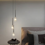 Contemporary Luxury Full Copper Water-ripple Glass Shade 1-light Pendant Light for Living Room