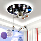 Lumendat Cartoon Creative Astronaut LED Kids Flush Mount Ceiling Light Lumendat