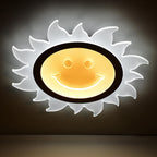 Creative Cartoon Smiley Sun LED Flush Mount Ceiling Light Lumendat