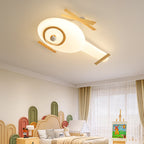 Lumendat Modern Minimalist Kids Airplane Iron PE LED Flush Mount Ceiling Light For Bedroom Lumendat