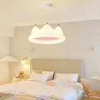 Lumendat Contemporary Creative Kids Crown Iron PE LED Pendant Light For Bedroom Lumendat