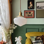 Nordic Vintage Lantern Brass Glass 1-light Pendant Light Lumendat
