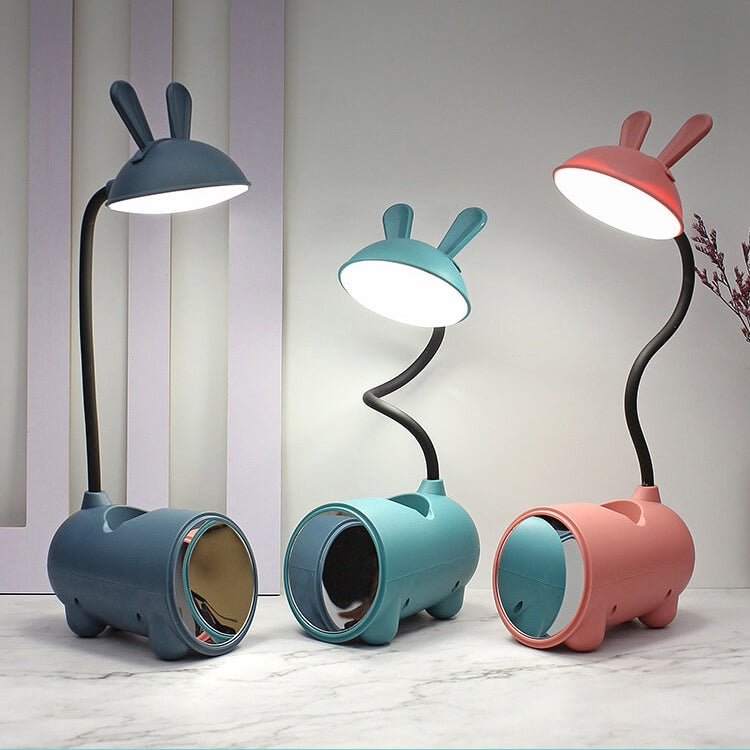 Cartoon Creative Rabbit LED Touch USB Pen Holder Desk Lamp Lumendat