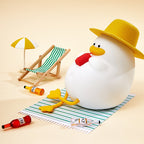 Creative Cartoon Silicone Duck Pat LED Night Light Table Lamp Lumendat