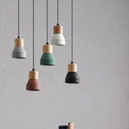 Nordic Cement Tapered 1-light Mini LED Pendant Light BulbSquare