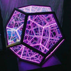 Infinity Dodecahedron LED Night Light Art Table Lamp Lumendat