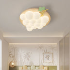 Lumendat Contemporary Creative Kids Grape Iron Plastic LED Flush Mount Ceiling Light For Bedroom Lumendat