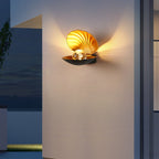 Outdoor Waterproof Creative Shell Aluminum LED Wall Sconce Lamp Lumendat