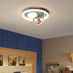 Lumendat Contemporary Creative Resin Kids Cartoon LED Flush Mount Ceiling Light For Bedroom Lumendat