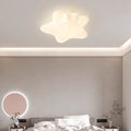 Lumendat Modern Art Deco Kids PE Iron Star Moon LED Flush Mount Ceiling Light For Bedroom Lumendat