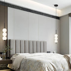 Nordic Creative Brass Spherical Glass Long Strip LED Pendant Light BulbSquare