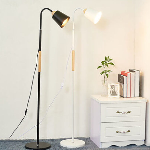 Modern Minimalist Iron 1-Light Standing Floor Lamp Lumendat