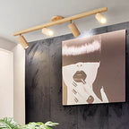 Simple Log Spotlight Track LED Semi-Flush Mount Ceiling Light Lumendat