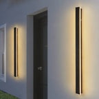 Retro Outdoor Rectangular Strip Waterproof LED Wall Sconce Lamp