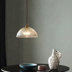 Modern Simple Clear Glass Dome Pot Lid 1-light Pendant Light Lumendat