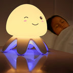 Creative Silicone Jellyfish Music USB Rechargeable Remote Control LED Night Light Table Lamp Lumendat