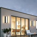 Modern Solar Waterproof Acrylic Long Strip LED Outdoor Wall Sconce Lamp Lumendat
