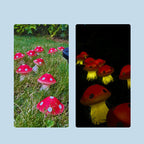 Modern Creative Mushroom Solar LED Outdoor Waterproof Garden Light String Lumendat
