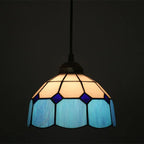 Tiffany Stained Glass Dome Shade European 1-light Pendant Light Lumendat