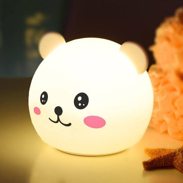 Lumendat Cartoon Animal Colorful Silicone LED Night Light Table Lamp Lumendat