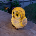 Solar Modern Creative Resin Owl Decoration LED Outdoor Landscape Light Lumendat