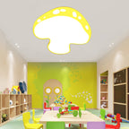 Lumendat Creative Cartoon Mushroom Shape Kids LED Flush Mount Ceiling Light Lumendat