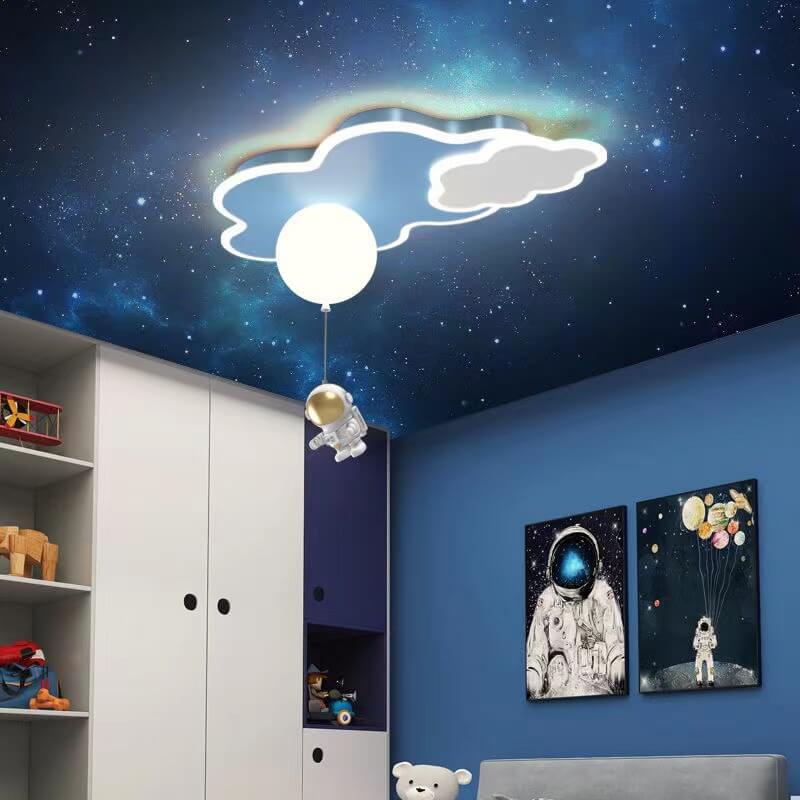 Lumendat Modern Creative Simple Acrylic Cartoon Starry Sky LED Flush Mount Ceiling Light Lumendat