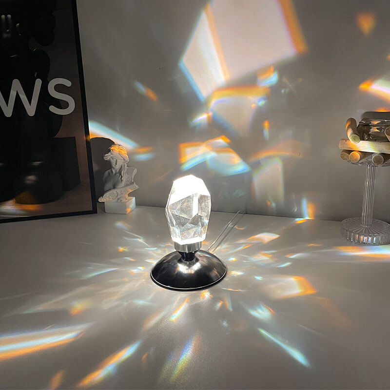 Diamond Crystal Luxury Ambient LED Night Light Table Lamp Lumendat