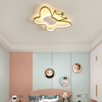 Lumendat Contemporary Nordic Kids Iron Aluminum Silica Acrylic Butterfly LED Flush Mount Ceiling Light For Bedroom Lumendat