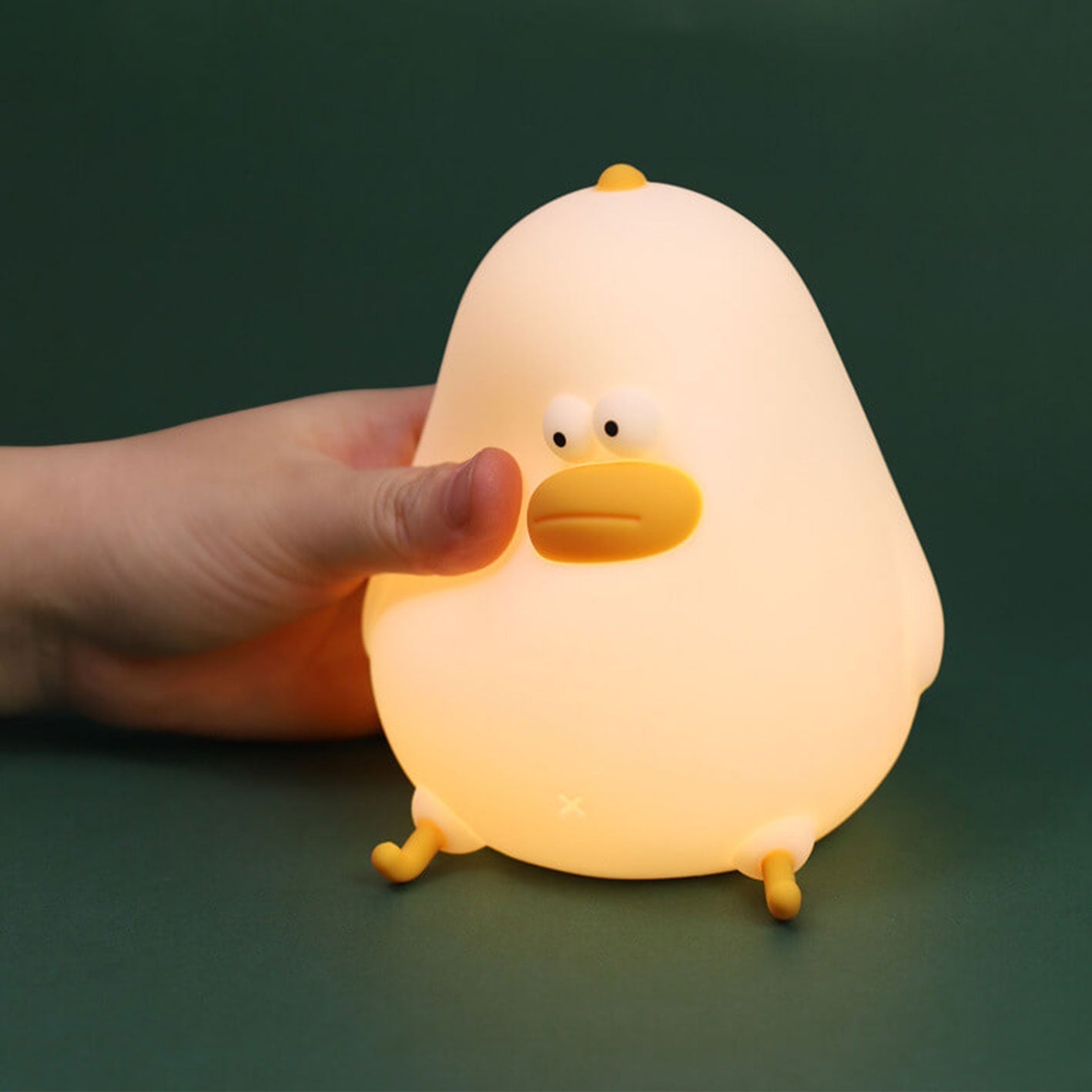 Cartoon LED Silicone Chick Night Light USB Table Lamp Lumendat