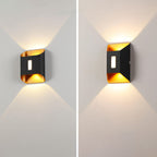 Modern Aluminum Lens Outdoor Waterproof Patio LED Wall Sconce Lamp Lumendat