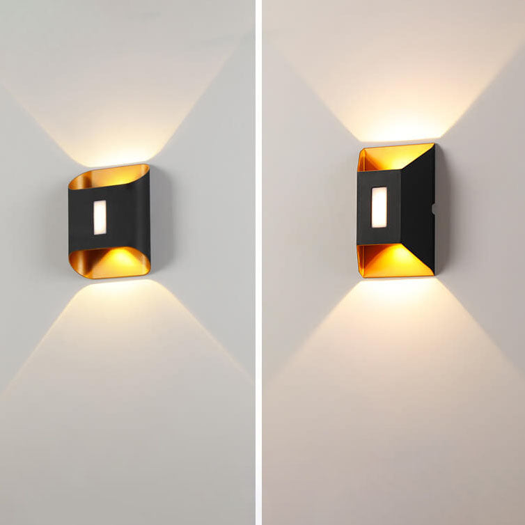 Modern Aluminum Lens Outdoor Waterproof Patio LED Wall Sconce Lamp Lumendat