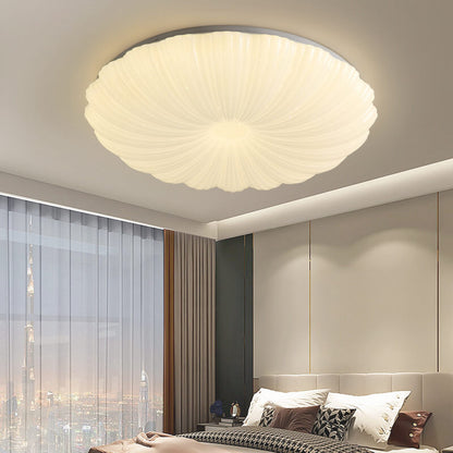 Modern Minimalist Shell Acrylic LED Flush Mount Ceiling Light