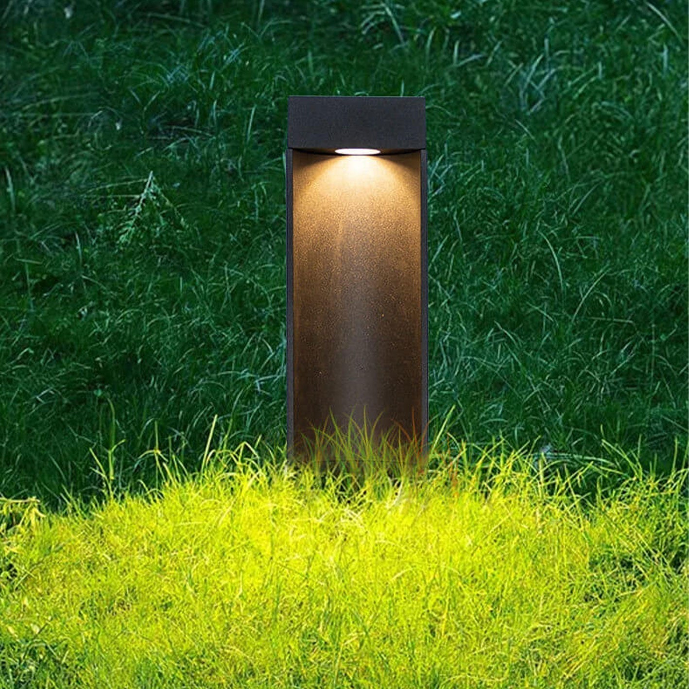 Simple Square Lawn Light Aluminum LED Outdoor Garden Path Lamp Lumendat