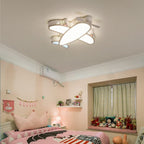 Lumendat Creative Simplicity Airplane Acrylic LED Kids Flush Mount Ceiling Light Lumendat