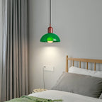 Modern Minimalist Glass Hemisphere 1-light Pendant Light BulbSquare